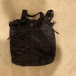 Lululemom black tote bag